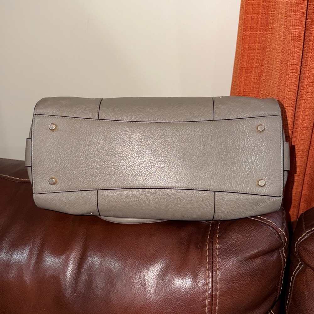 🔥🔥🔥Coach Mercer 30 Gray Leather Satchel Handbag - Picture 7 of 14